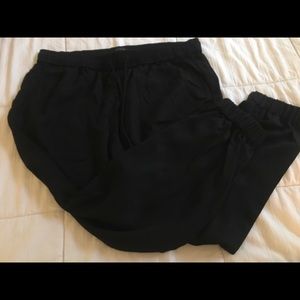 Ann Taylor Black Joggers size large
